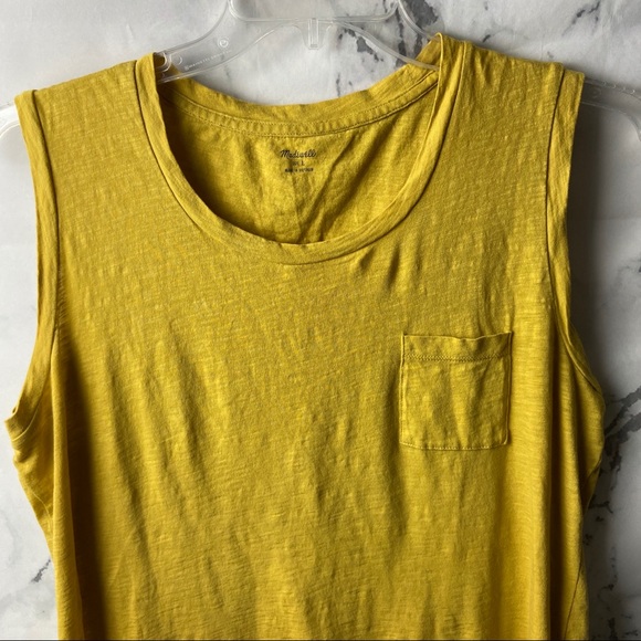 Madewell Whisper Cotton Crewneck Muscle Tank Large - Picture 6 of 8